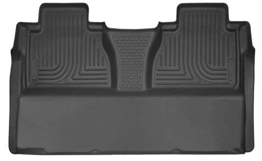 Husky Liners X-act Contour Floor Liners, Rear, Black, CrewMax Cab - 2014-2021 Toyota Tundra
