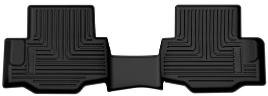 Husky Liners X-act Contour Floor Liner, Rear, Black, 7 or 8 Passenger (CX-90 PHEV) - 2024-2026 Mazda CX-90 Mild Hybrid/CX-90 PHEV, 2025 Mazda CX-70 Mild Hybrid/CX-70 PHEV