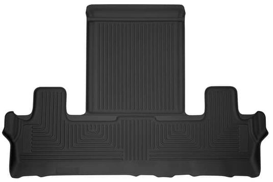 Husky Liners X-act Contour Floor Liners, 3rd Row, Black - 2018-2024 Ford Expedition Max, Lincoln Navigator L