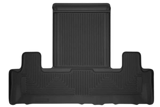 Husky Liners X-act Contour Floor Liners, 3rd Row, Black, With Second Row Buckets (7 Passenger) - 2018-2024 Ford Expedition, Lincoln Navigator
