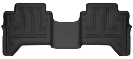 Husky Liners X-act Contour Floor Liners, Rear, Black, Crew Cab - 2019-2023 Ford Ranger