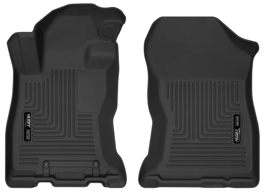 Husky Liners X-act Contour Floor Liners, Front, Black - 2019-2024 Subaru Forester