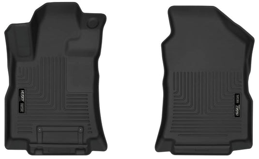 Husky Liners X-act Contour Floor Liners, Front, Black - 2019-2026 Subaru Ascent