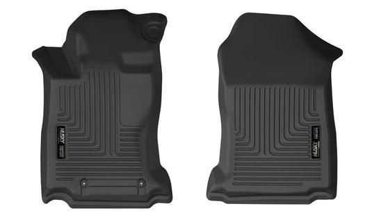 Husky Liners X-act Contour Floor Liners, Front, Black - 2020-2025 Subaru Outback
