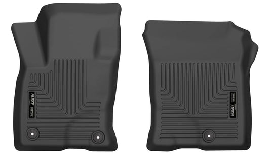 Husky Liners X-act Contour Floor Liners, Front, Black, Excluding Hybrid - 2020-2025 Ford Escape