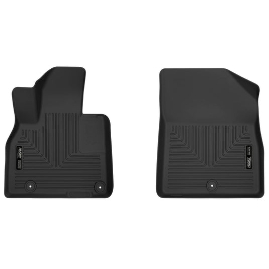 Husky Liners X-act Contour Floor Liners, Front, Black - 2020-2025 Kia Telluride