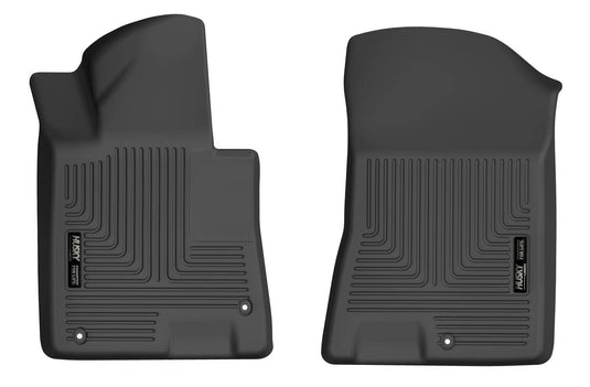 Husky Liners X-act Contour Floor Liners, Front, Black - 2020-2026 Hyundai Sonata, 2021-2026 Kia K5