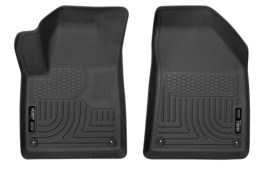 Husky Liners X-act Contour Floor Liners, Front, Black - 2015-2023 Jeep Cherokee