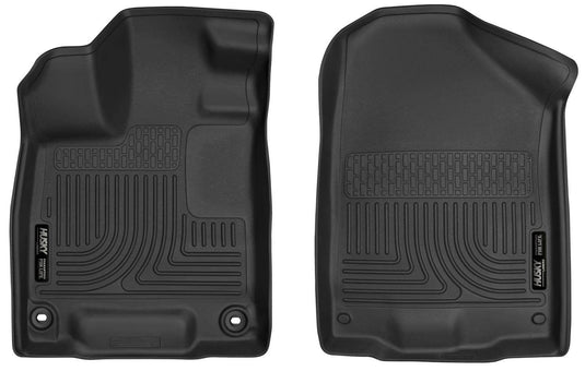 Husky Liners X-act Contour Floor Liners, Front, Black - 2016-2022 Honda Pilot, 2019-2025 Honda Passport