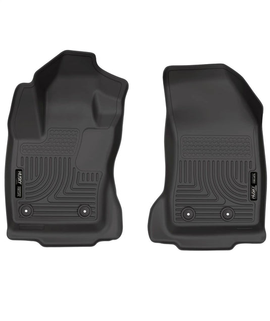 Husky Liners X-act Contour Floor Liners, Front, Black - 2015-2022 Jeep Renegade