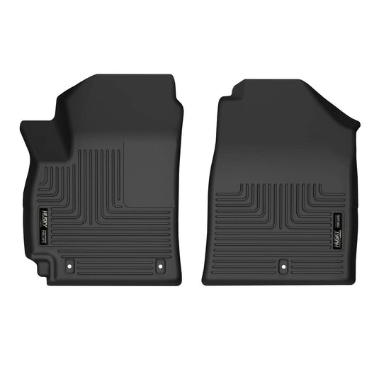 Husky Liners X-act Contour Floor Liners, Front, Black, Excluding Plug-In Hybrid - 2020-2026 Lincoln Corsair