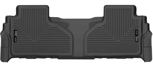 Husky Liners X-act Contour Floor Liner, Rear, Black - 2021-2026 Cadillac Escalade/Escalade ESV, Chevrolet Suburban/Tahoe, GMC Yukon/Yukon XL