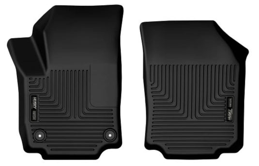 Husky Liners X-act Contour Floor Liners, Front, Black - 2018-2024 Chevrolet Equinox, GMC Terrain