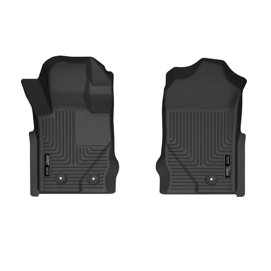 Husky Liners X-act Contour Floor Liners, Front, Black - 2021-2026 Ford Bronco