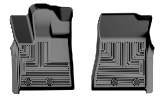 Husky Liners X-act Contour Floor Liners, Front, Black - 2025-2026 Infiniti QX80, Nissan Armada