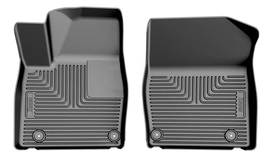 Husky Liners X-act Contour Floor Liners, Front, Black - 2022-2025 Hyundai Ioniq 5
