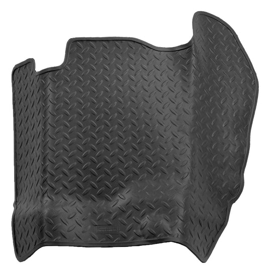 Husky Liners Classic Style Center Hump Floor Liner, Front, Black, Extended/Crew Cab, SUV Models without Center Console - 1999-2007 Chevrolet Avalanche 1500/2500 & more, GMC Sierra 1500/1500 Classic & more