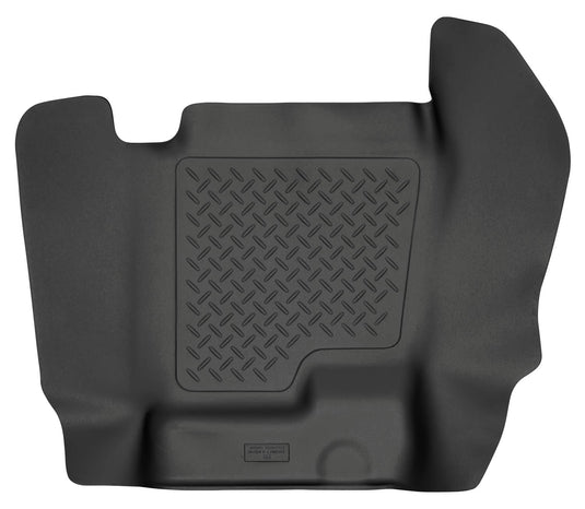 Husky Liners WeatherBeater Center Hump Floor Liner, Front, Black, Extended/Crew Cab, Without Floor Shifter (Silverado/Sierra) - 2007-2013 Silverado/Sierra 1500/Avalanche, 2007-2014 Silverado/Sierra HD, 2007-2014 Tahoe/Suburban/Yukon