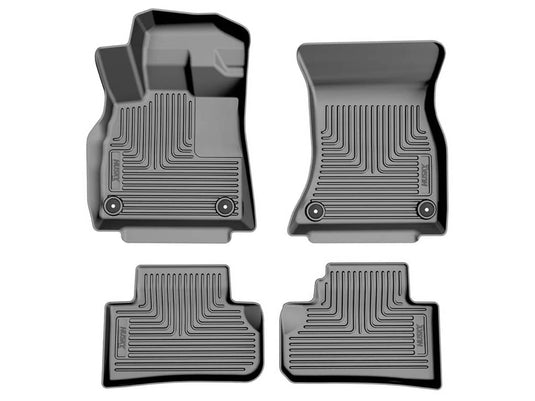 Husky Liners WeatherBeater Floor Liners, Front & 2nd Row, Black, New Body Style - 2025-2026 Audi Q5