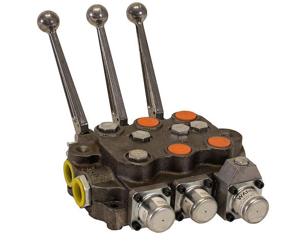 Load image into Gallery viewer, 3 Spool Directional Control 4-Way Spring Center/4-Way Spring Center/4-Way/PB
