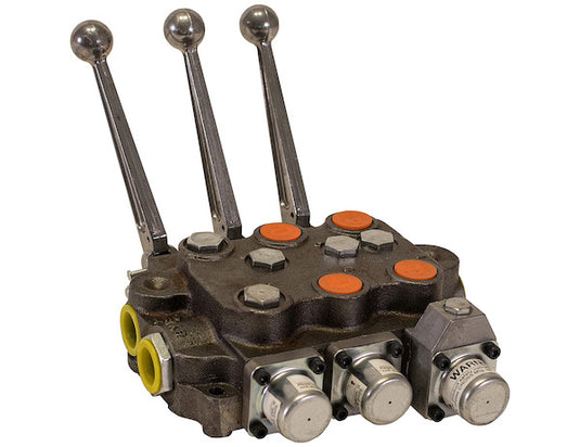 3 Spool Directional Control Valve 4-Way Spring Center/4-Way Spring Center/4-Way