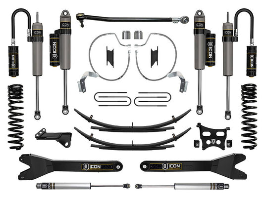 Icon Vehicle Dynamics Stage 4 4.5" Lift Kit with Radius Arms & Expansion Packs — 2023-2025 Ford - ICT-K65903RL - Absolute Autoguard