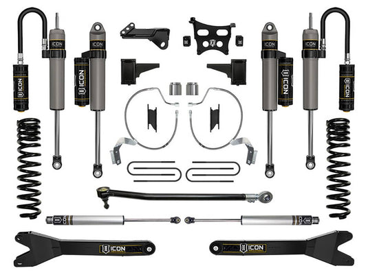 Icon Vehicle Dynamics Stage 4 4.5" Lift Kit with Radius Arms — 2023-2025 Ford - ICT-K65903R - Absolute Autoguard