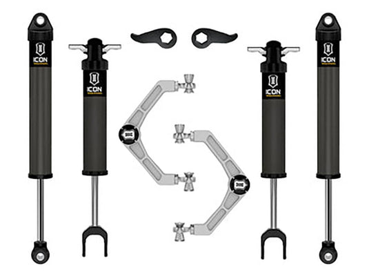 Icon Vehicle Dynamics Stage 1 2-3.5" Lift Kit with Billet Upper Control Arm — 2020-2026 Chevrolet & GMC - ICT-K78361 - Absolute Autoguard