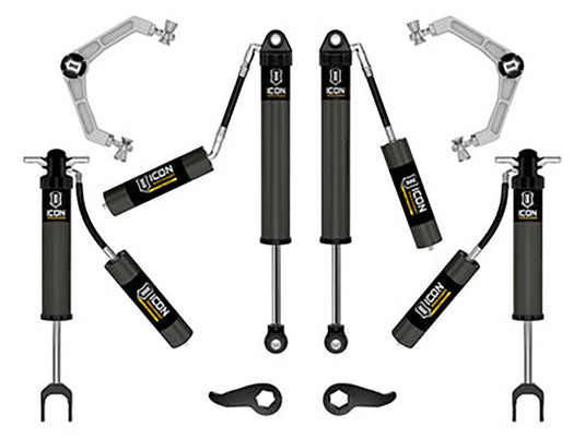 Icon Vehicle Dynamics Stage 2 2-3.5" Lift Kit with Billet Upper Control Arms — 2020-2026 Chevrolet & GMC - ICT-K78362 - Absolute Autoguard