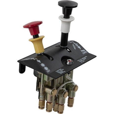 Load image into Gallery viewer, Dual Lever Feathering Non-Disengage Spring Return PTO/Pump Air Control Valve
