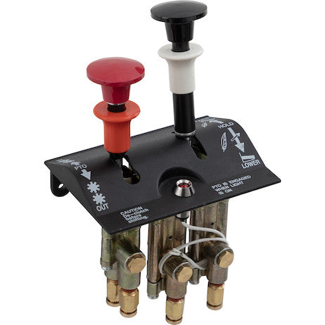 Load image into Gallery viewer, Dual Lever Feathering Disengage Spring Return PTO/Pump Air Control Valve
