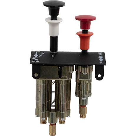 Load image into Gallery viewer, Dual Lever Feathering Disengage Spring Return PTO/Pump Air Control Valve
