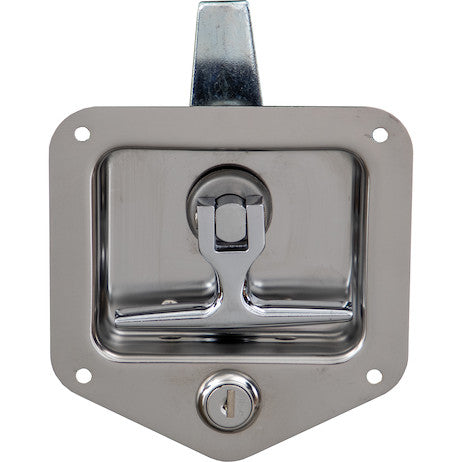 Load image into Gallery viewer, Stainless Steel Junior Single Point Locking Paddle Latch - Thru-Hole Mount
