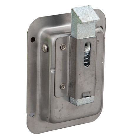 Load image into Gallery viewer, Stainless Steel Junior Single Point Locking Paddle Latch - Thru-Hole Mount
