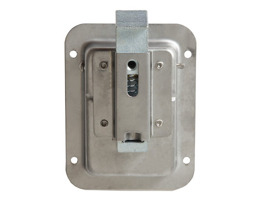 Rust Resistant Steel Junior Single Point Locking Paddle Latch - Weld-On