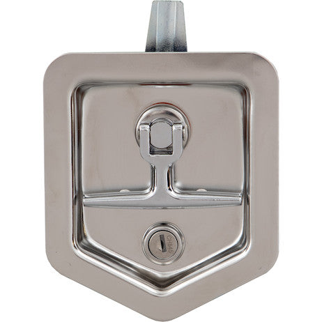 Load image into Gallery viewer, Stainless Single Point T-Handle Latch with Blind Studs/Gasket/Cylinder with Keys
