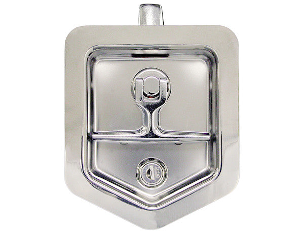 Load image into Gallery viewer, Stainless Single Point T-Handle Latch with Blind Studs/Gasket/Cylinder with Keys
