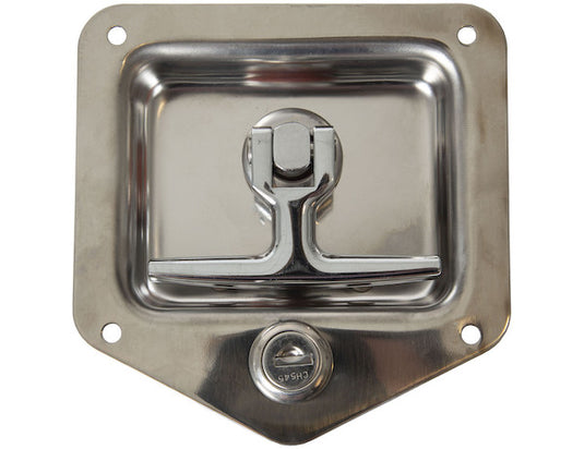 Stainless Steel Folding Two-Point T-Handle for Latches