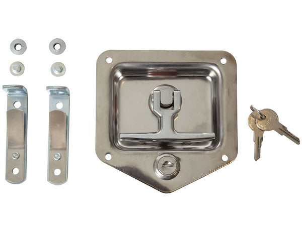 Load image into Gallery viewer, Stainless Steel 3-Point T-Handle Latch (latch only, no rods)
