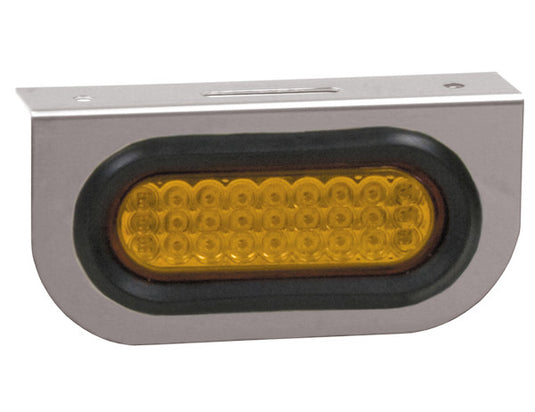 Single Oval Stainless Steel DOT Light Bracket