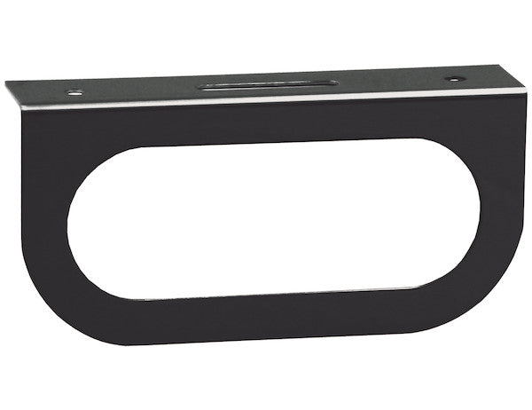 Load image into Gallery viewer, Single Oval Black Powder-Coated DOT Light Bracket
