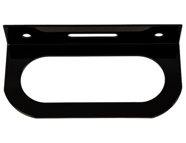 Load image into Gallery viewer, Single Oval Black Powder-Coated DOT Light Bracket
