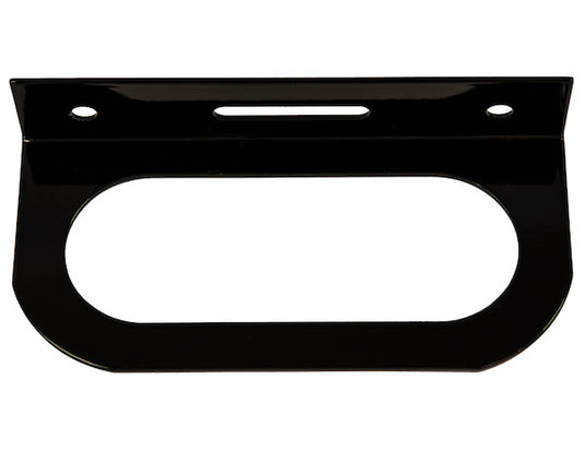Single Oval Black Powder-Coated DOT Light Bracket
