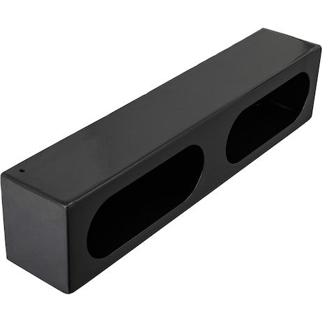 Load image into Gallery viewer, Dual Oval Light Box Black Powder Coated Steel
