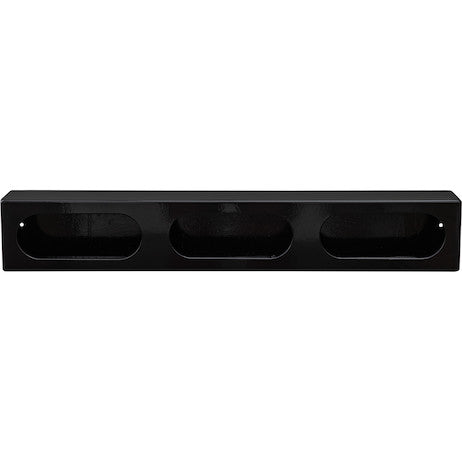 Triple Oval Light Box Black Powder Coated Steel