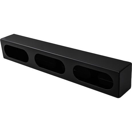 Triple Oval Light Box Black Powder Coated Steel
