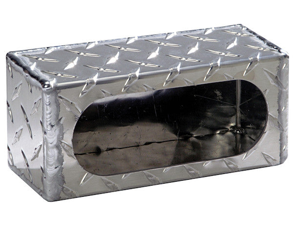 Load image into Gallery viewer, Single Oval Light Box Diamond Tread Aluminum
