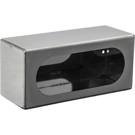 Single Oval Light Box Stainless Steel