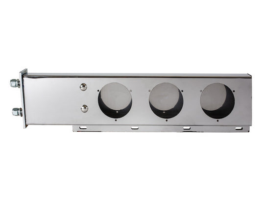 30 Inch Stainless Steel Light Boxes with Mudflap Mounts - Complete Kit (Includes Driver and Passenger Side Boxes)