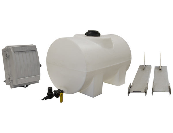 Load image into Gallery viewer, SaltDogg 12 VDC Pre-Wet Kit With One 55-Gallon Poly V-Box Mount Reservoir
